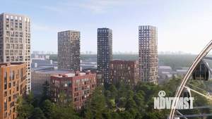 1-к квартира, строящийся дом, 31м2, 21/30 этаж