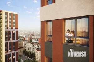 1-к квартира, строящийся дом, 34м2, 25/25 этаж