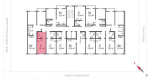 2-к квартира, вторичка, 54м2, 5/8 этаж