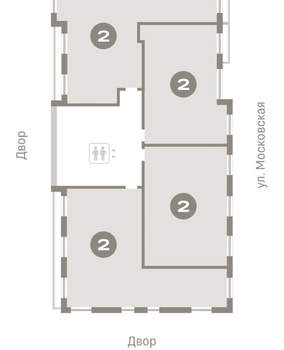 3-к квартира, вторичка, 157м2, 7/24 этаж