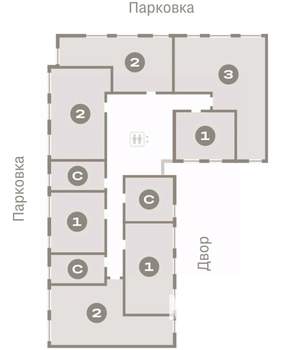 1-к квартира, вторичка, 35м2, 7/9 этаж
