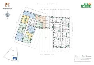 2-к квартира, строящийся дом, 58м2, 11/17 этаж