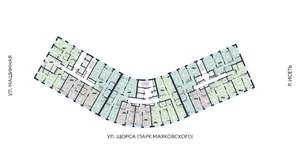 2-к квартира, строящийся дом, 75м2, 11/31 этаж