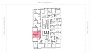 1-к квартира, вторичка, 41м2, 24/25 этаж