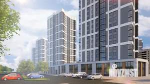 1-к квартира, строящийся дом, 42м2, 19/31 этаж