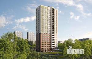 1-к квартира, строящийся дом, 40м2, 14/23 этаж