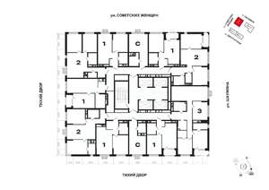 1-к квартира, вторичка, 40м2, 4/30 этаж