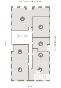 3-к квартира, вторичка, 132м2, 10/17 этаж