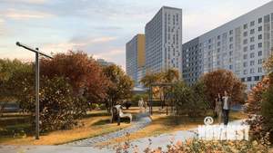 2-к квартира, строящийся дом, 56м2, 2/22 этаж