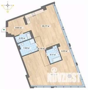 1-к квартира, вторичка, 128м2, 10/27 этаж