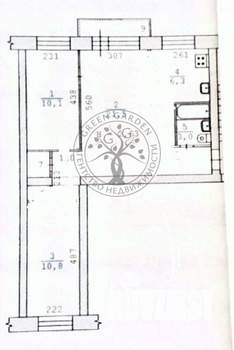 3-к квартира, вторичка, 56м2, 2/5 этаж