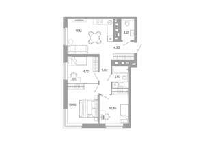 3-к квартира, вторичка, 67м2, 5/24 этаж