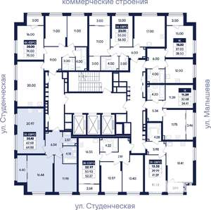 2-к квартира, вторичка, 65м2, 3/31 этаж