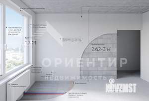 2-к квартира, вторичка, 41м2, 2/15 этаж