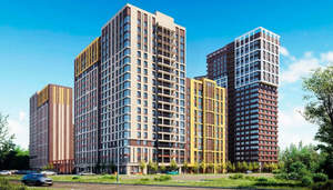 1-к квартира, строящийся дом, 35м2, 7/19 этаж