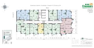 1-к квартира, вторичка, 35м2, 23/25 этаж