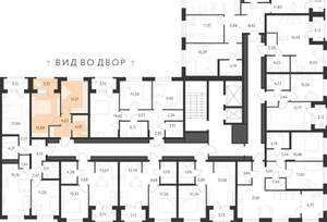 1-к квартира, вторичка, 33м2, 7/25 этаж