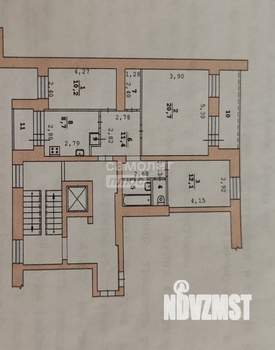 3-к квартира, вторичка, 71м2, 9/9 этаж
