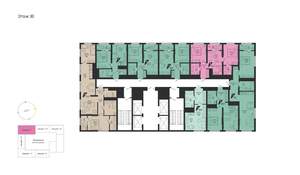 1-к квартира, вторичка, 55м2, 30/31 этаж