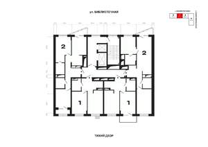 1-к квартира, вторичка, 44м2, 6/25 этаж