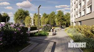 1-к квартира, строящийся дом, 37м2, 23/25 этаж