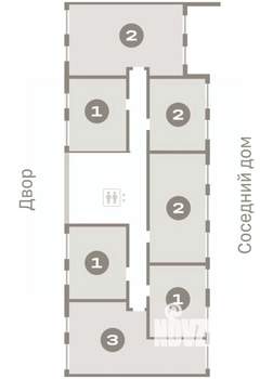 1-к квартира, вторичка, 35м2, 8/8 этаж