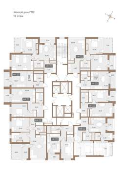 Студия квартира, вторичка, 30м2, 19/24 этаж