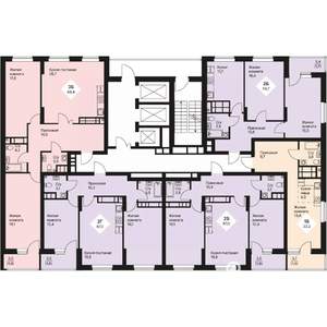 2-к квартира, вторичка, 60м2, 23/25 этаж