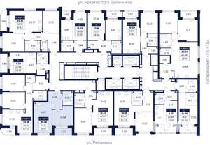 1-к квартира, вторичка, 39м2, 21/26 этаж