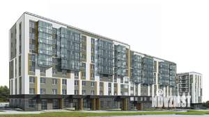 1-к квартира, строящийся дом, 41м2, 4/9 этаж