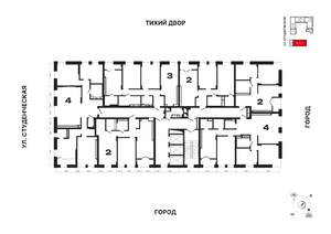 2-к квартира, вторичка, 58м2, 20/22 этаж