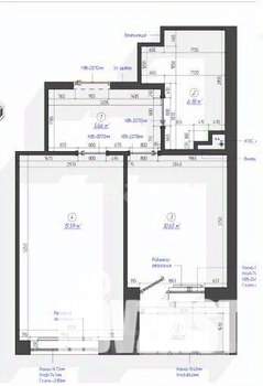 1-к квартира, вторичка, 39м2, 2/25 этаж