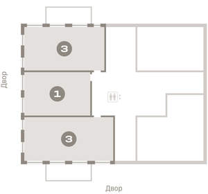 3-к квартира, вторичка, 98м2, 1/8 этаж