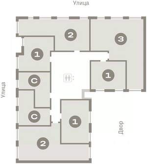 1-к квартира, вторичка, 38м2, 5/7 этаж