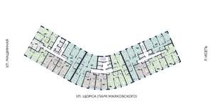 1-к квартира, вторичка, 51м2, 12/31 этаж