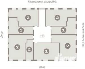 2-к квартира, вторичка, 75м2, 6/8 этаж