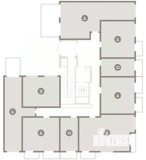 1-к квартира, вторичка, 55м2, 2/9 этаж