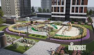 1-к квартира, строящийся дом, 34м2, 25/25 этаж