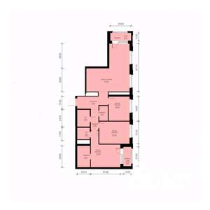 3-к квартира, строящийся дом, 97м2, 28/30 этаж