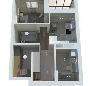 Студия квартира, строящийся дом, 31м2, 19/23 этаж