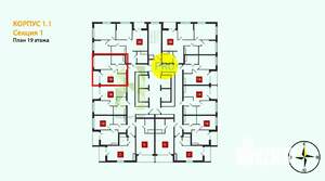 1-к квартира, вторичка, 34м2, 19/31 этаж