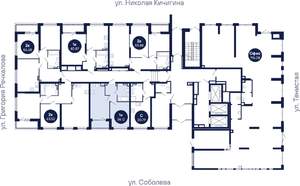 1-к квартира, вторичка, 36м2, 1/26 этаж