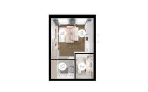 Студия квартира, вторичка, 25м2, 2/29 этаж