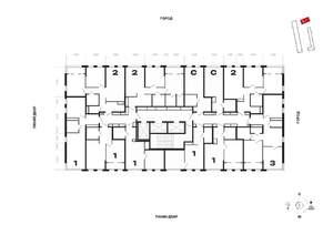 2-к квартира, вторичка, 58м2, 14/25 этаж