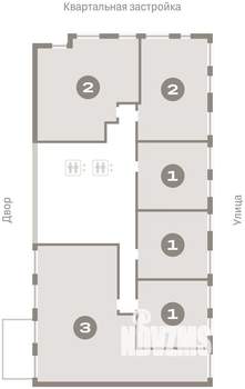 3-к квартира, вторичка, 151м2, 2/16 этаж