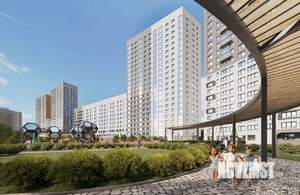 2-к квартира, строящийся дом, 55м2, 2/22 этаж