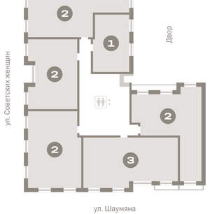 3-к квартира, вторичка, 161м2, 7/24 этаж