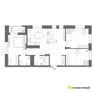 3-к квартира, вторичка, 87м2, 5/5 этаж