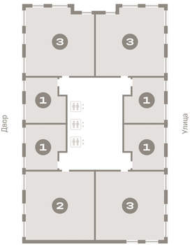 3-к квартира, вторичка, 96м2, 5/25 этаж