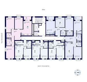 2-к квартира, вторичка, 67м2, 5/18 этаж
